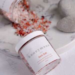 Himalayan Pink Salt & Sea Salt with Lavender Oil and Lavender 250 g